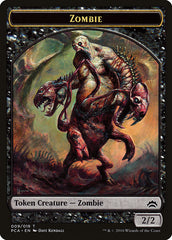 Zombie // Hellion Double-Sided Token [Planechase Anthology Tokens] | Exor Games Truro