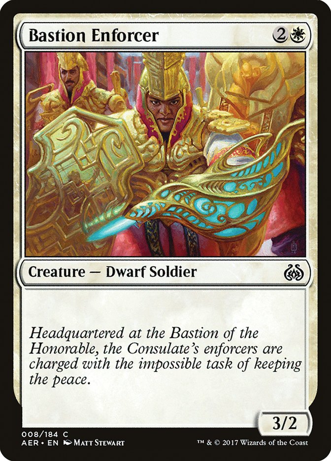Bastion Enforcer [Aether Revolt] | Exor Games Truro