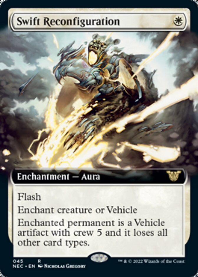 Swift Reconfiguration (Extended Art) [Kamigawa: Neon Dynasty Commander] | Exor Games Truro