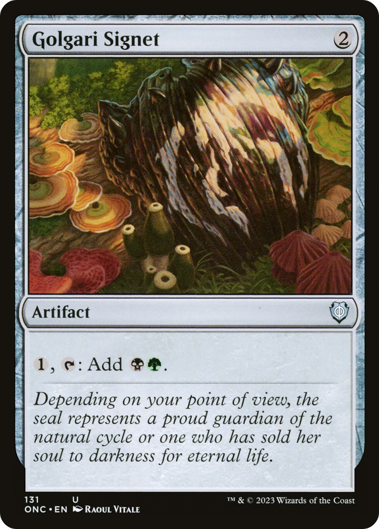 Golgari Signet [Phyrexia: All Will Be One Commander] | Exor Games Truro