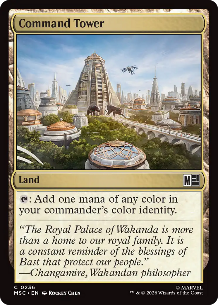 Command Tower (0236) (Surge Foil) [Marvel Super Heroes Commander] | Exor Games Truro