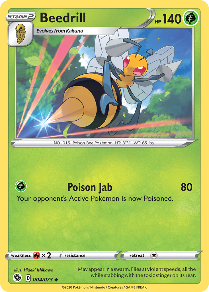 Beedrill (004/073) [Sword & Shield: Champion's Path] | Exor Games Truro