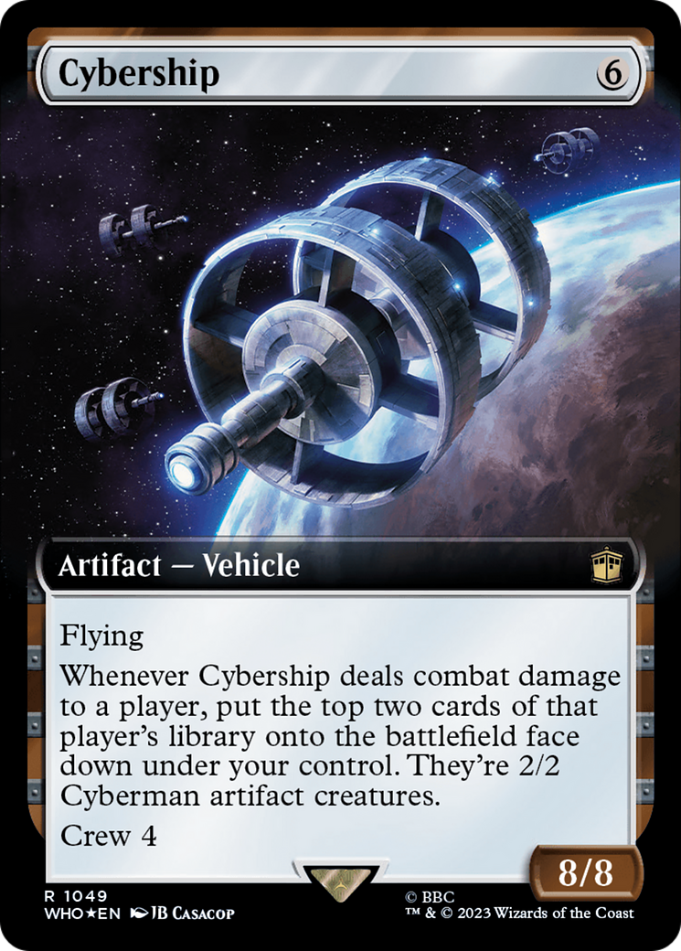 Cybership (Extended Art) (Surge Foil) [Doctor Who] | Exor Games Truro