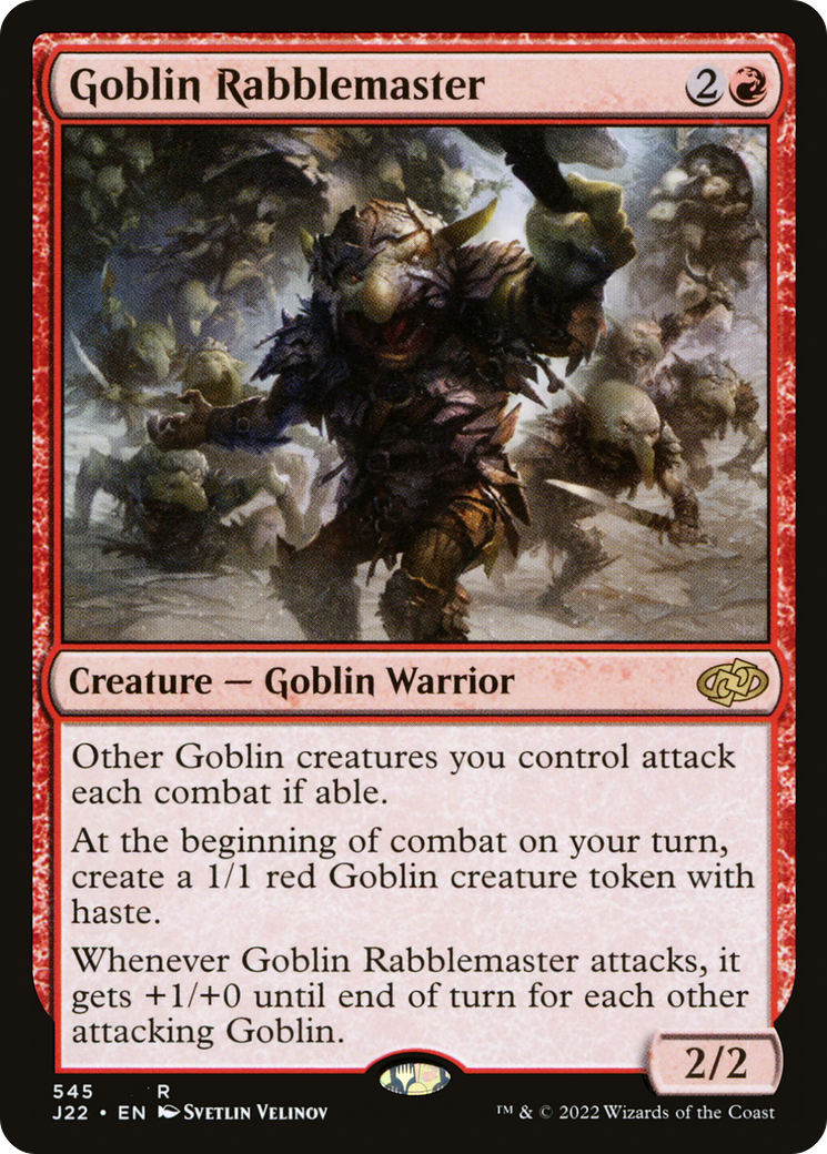 Goblin Rabblemaster [Jumpstart 2022] | Exor Games Truro