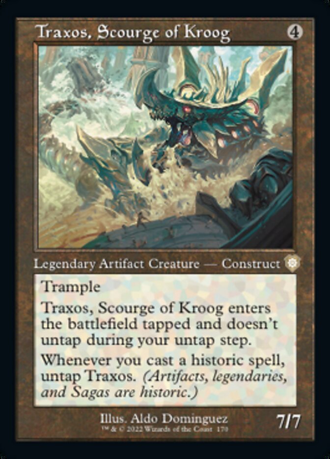 Traxos, Scourge of Kroog (Retro) [The Brothers' War Commander] | Exor Games Truro