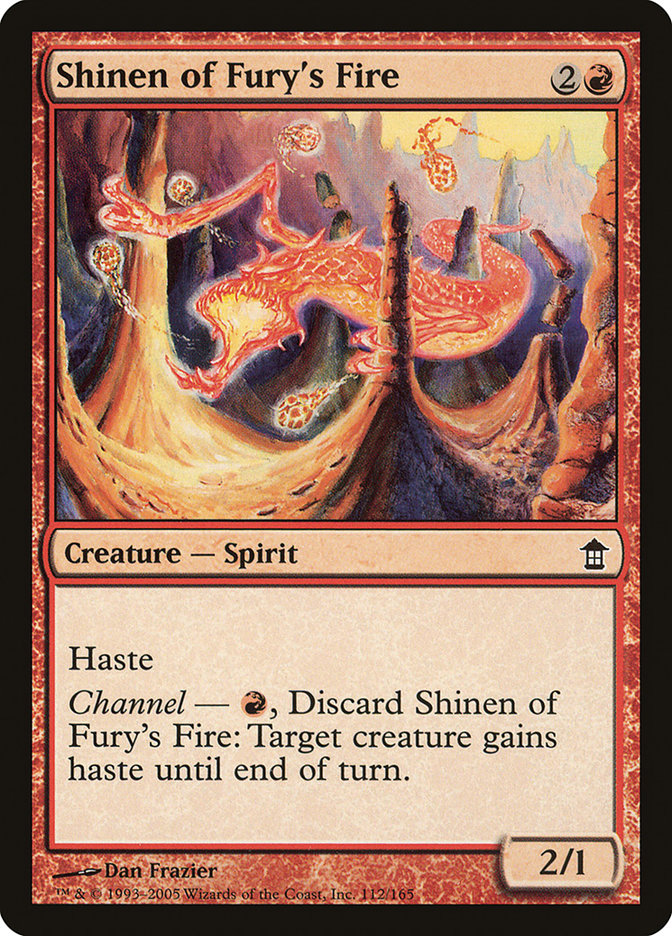 Shinen of Fury's Fire [Saviors of Kamigawa] | Exor Games Truro