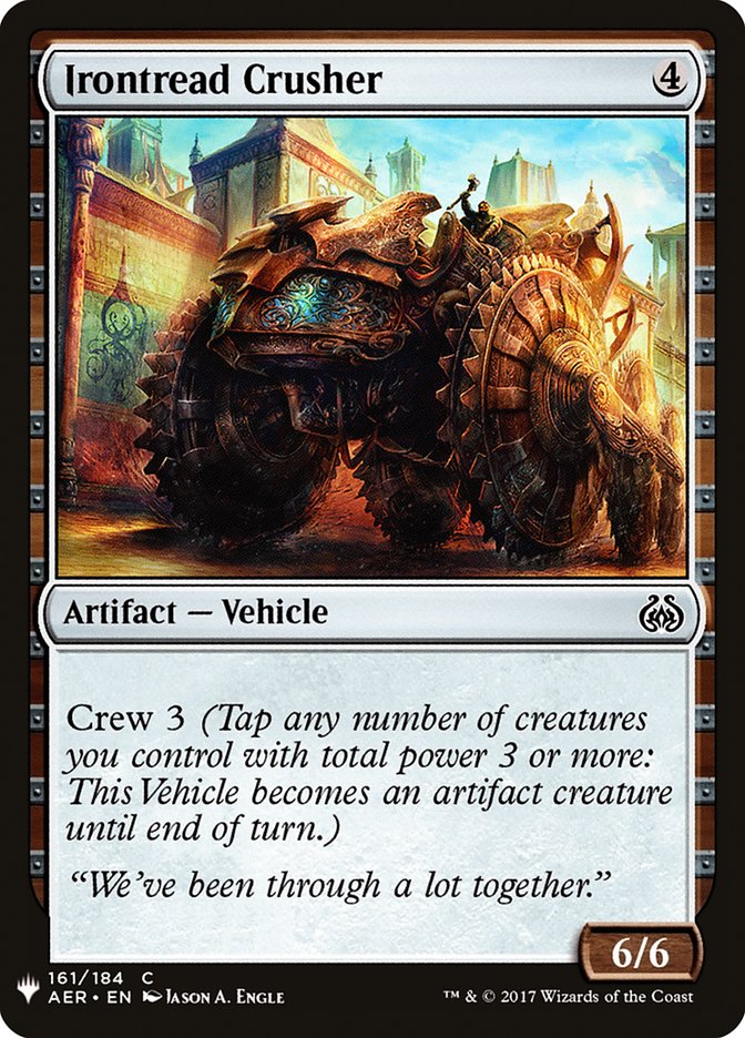 Irontread Crusher [Mystery Booster] | Exor Games Truro