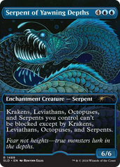 Serpent of Yawning Depths (Rainbow Foil) [Secret Lair Drop Series] | Exor Games Truro