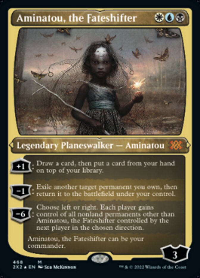 Aminatou, the Fateshifter (Foil Etched) [Double Masters 2022] | Exor Games Truro