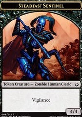 Steadfast Sentinel // Zombie Double-Sided Token [Hour of Devastation Tokens] | Exor Games Truro