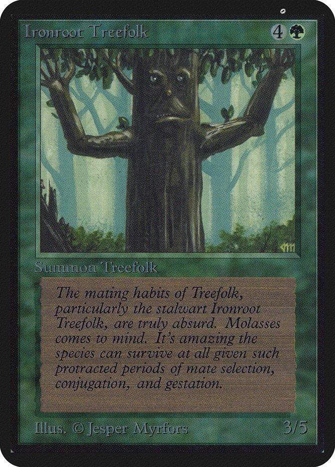 Ironroot Treefolk [Alpha Edition] | Exor Games Truro