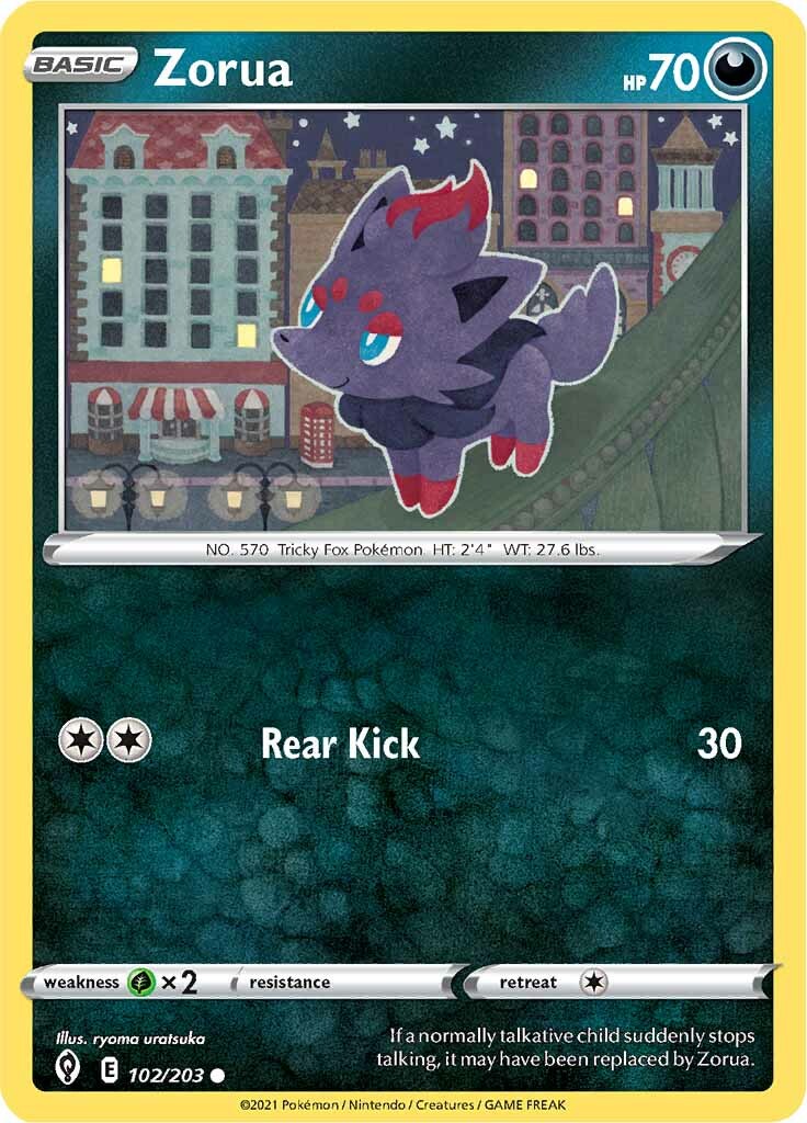 Zorua (102/203) [Sword & Shield: Evolving Skies] | Exor Games Truro