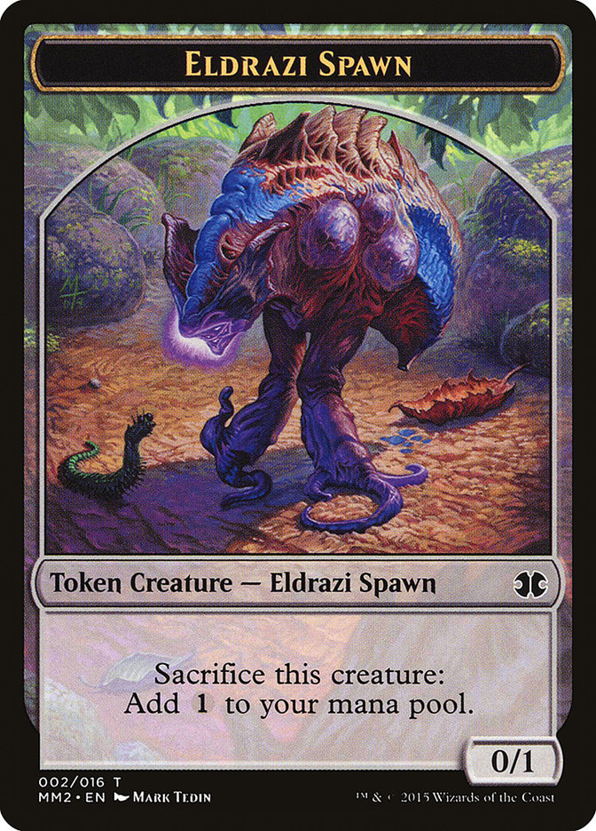 Eldrazi Spawn Token (002/016) [Modern Masters 2015 Tokens] | Exor Games Truro