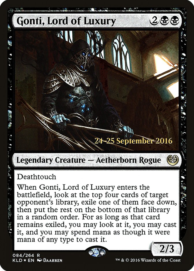 Gonti, Lord of Luxury [Kaladesh Prerelease Promos] | Exor Games Truro