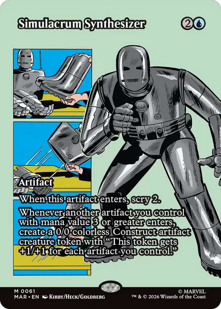Simulacrum Synthesizer (Borderless) [Marvel Universe: Eternal-Legal] | Exor Games Truro