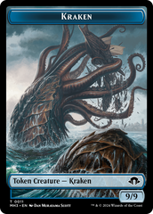 Phyrexian Germ // Kraken Double-Sided Token [Modern Horizons 3 Tokens] | Exor Games Truro