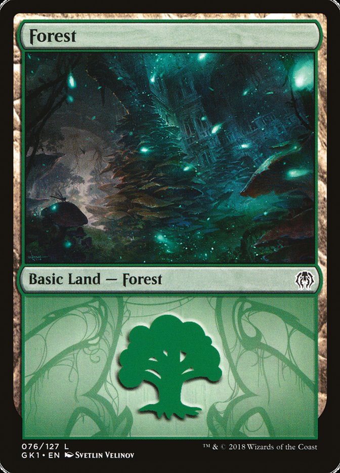 Forest (76) [Guilds of Ravnica Guild Kit] | Exor Games Truro