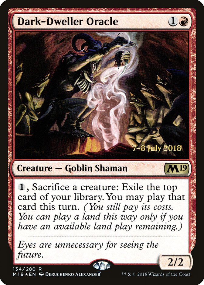 Dark-Dweller Oracle [Core Set 2019 Prerelease Promos] | Exor Games Truro