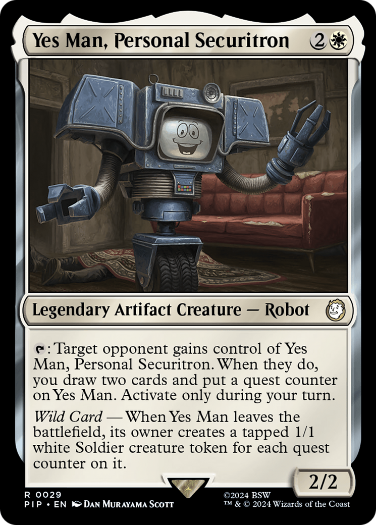 Yes Man, Personal Securitron [Fallout] | Exor Games Truro