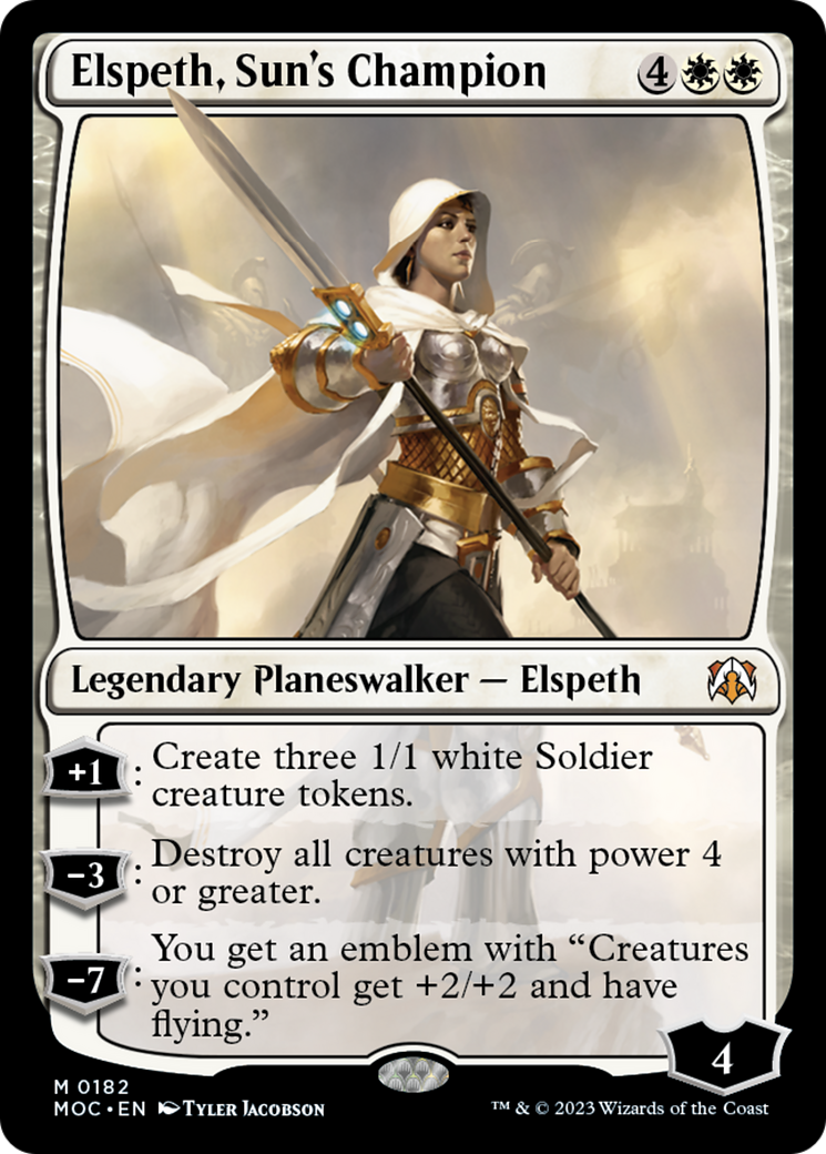 Elspeth, Sun's Champion [March of the Machine Commander] | Exor Games Truro