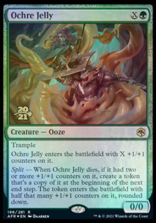 Ochre Jelly [Dungeons & Dragons: Adventures in the Forgotten Realms Prerelease Promos] | Exor Games Truro
