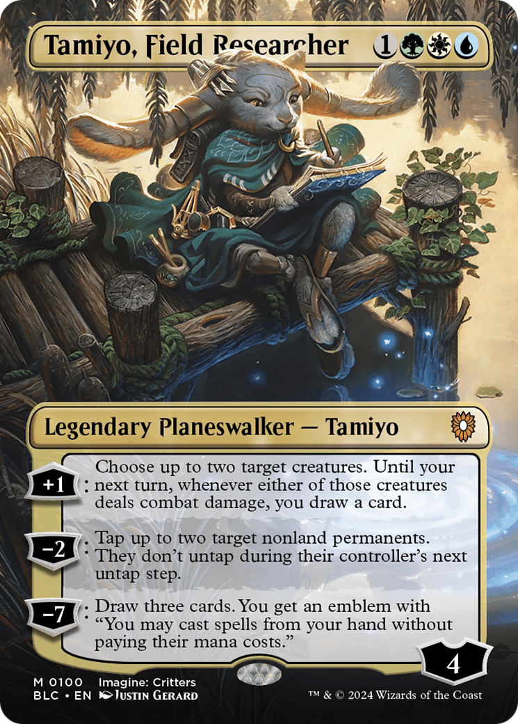 Tamiyo, Field Researcher (Borderless) [Bloomburrow Commander] | Exor Games Truro