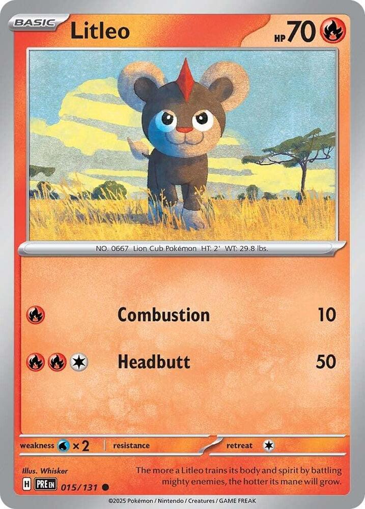 Litleo (015/131) [Scarlet & Violet: Prismatic Evolutions] | Exor Games Truro