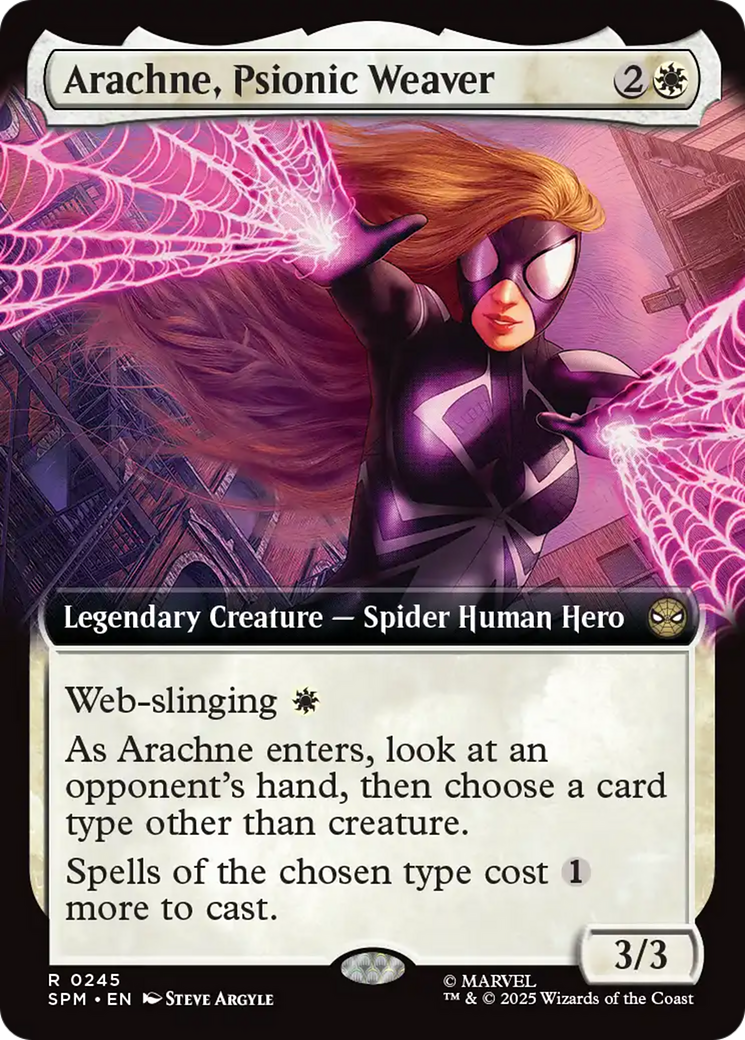 Arachne, Psionic Weaver (Extended Art) [Marvel's Spider-Man] | Exor Games Truro