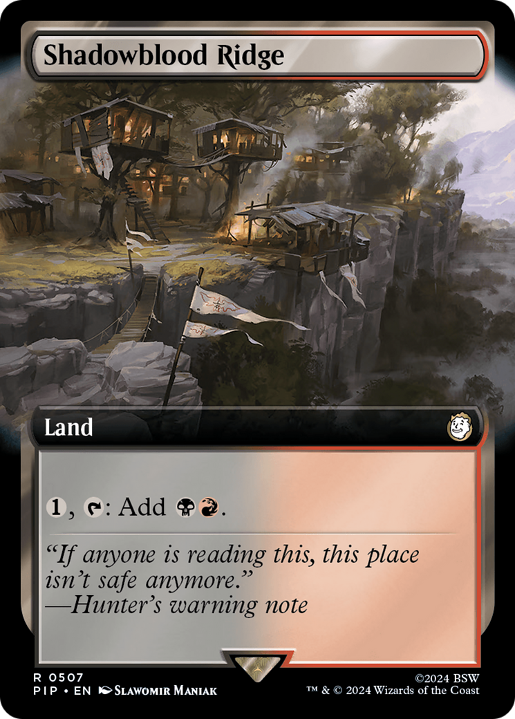 Shadowblood Ridge (Extended Art) [Fallout] | Exor Games Truro