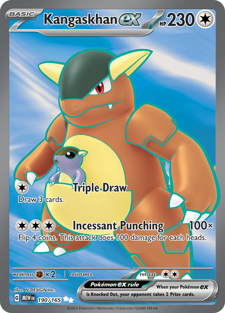 Kangaskhan ex (190/165) [Scarlet & Violet: 151] | Exor Games Truro