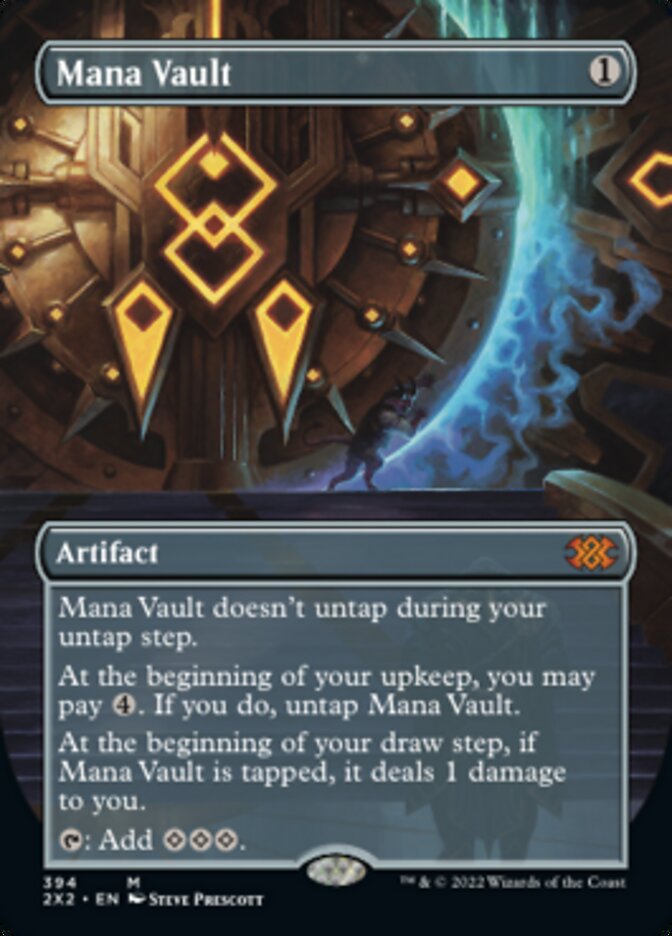 Mana Vault (Borderless Alternate Art) [Double Masters 2022] | Exor Games Truro