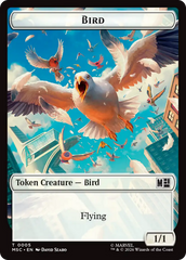 Treasure (022) // Bird (005) Double-Sided Token [Marvel Super Heroes Commander Tokens] | Exor Games Truro