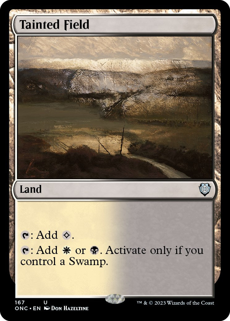 Tainted Field [Phyrexia: All Will Be One Commander] | Exor Games Truro