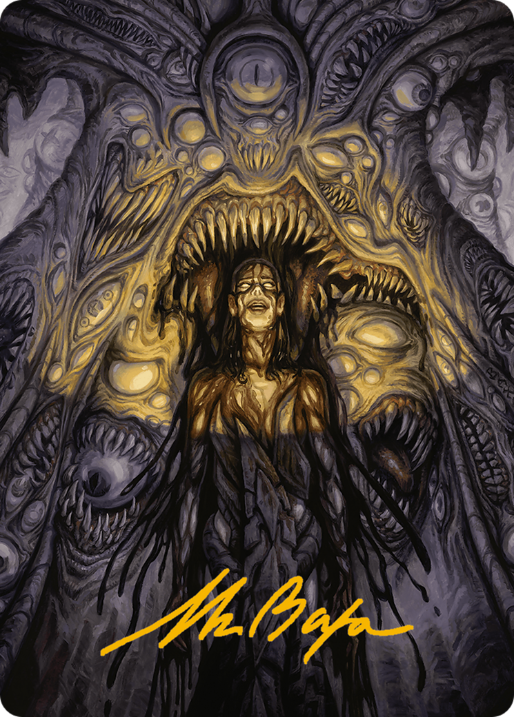Chthonian Nightmare Art Card (Gold-Stamped Signature) [Modern Horizons 3 Art Series] | Exor Games Truro