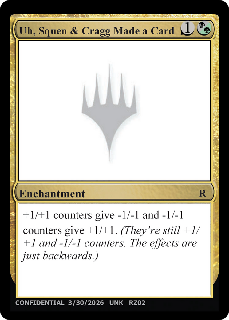 Uh, Squen & Cragg Made a Card [Unknown Event] | Exor Games Truro