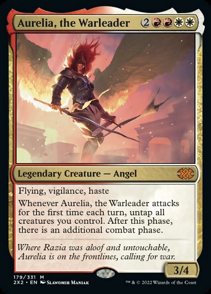 Aurelia, the Warleader [Double Masters 2022] | Exor Games Truro