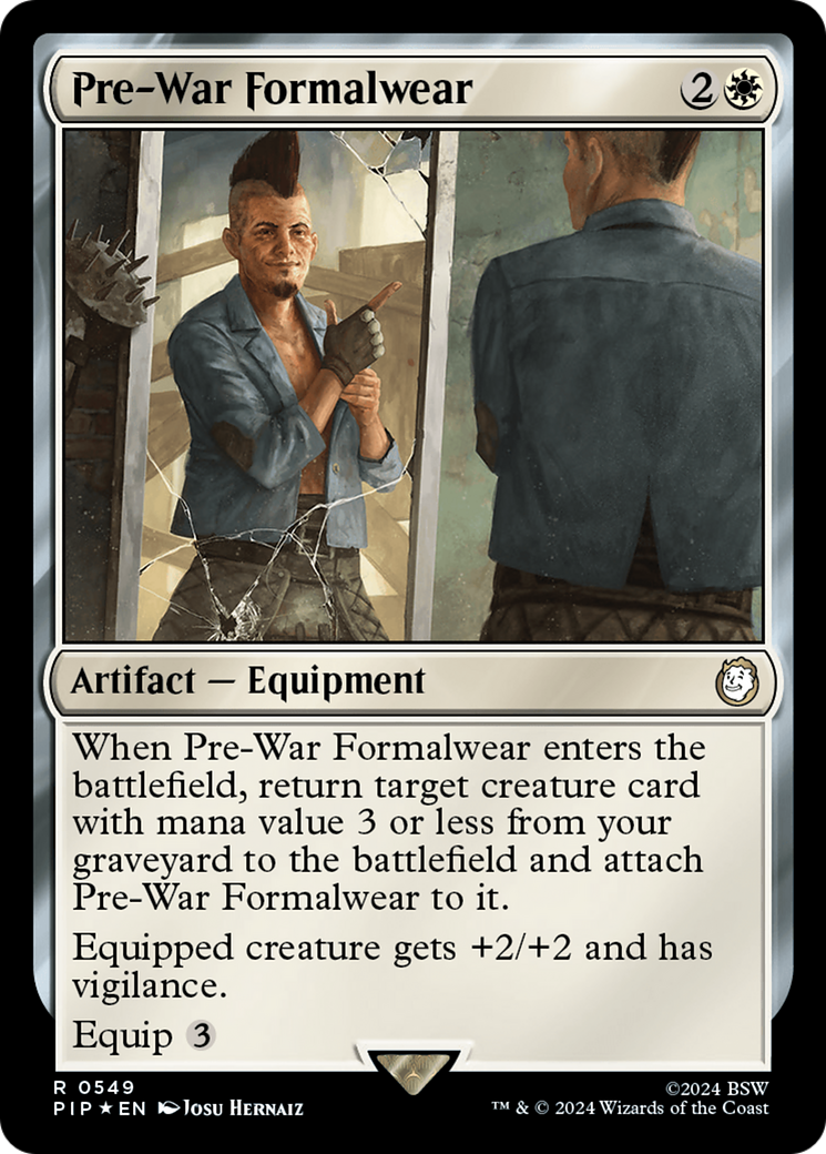 Pre-War Formalwear (Surge Foil) [Fallout] | Exor Games Truro