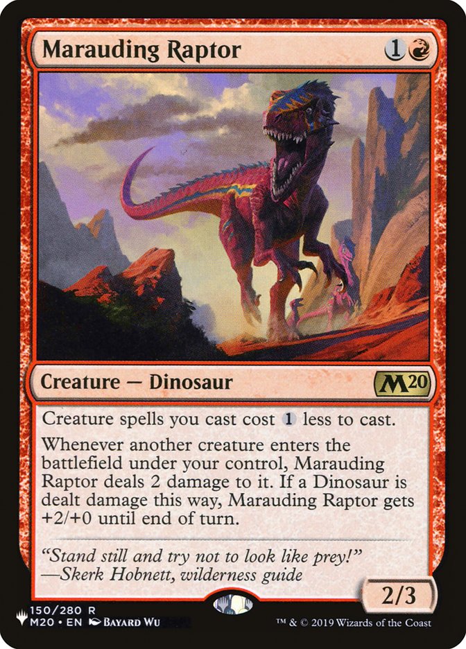 Marauding Raptor [The List] | Exor Games Truro