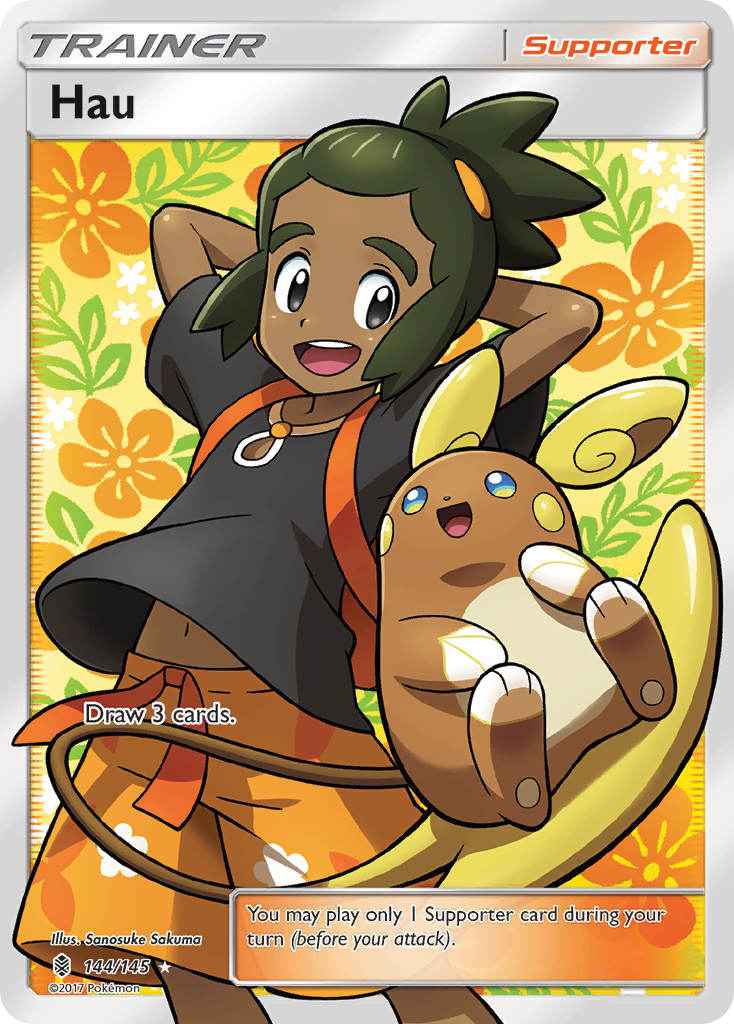 Hau (144/145) [Sun & Moon: Guardians Rising] | Exor Games Truro