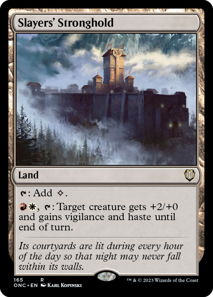 Slayers' Stronghold [Phyrexia: All Will Be One Commander] | Exor Games Truro