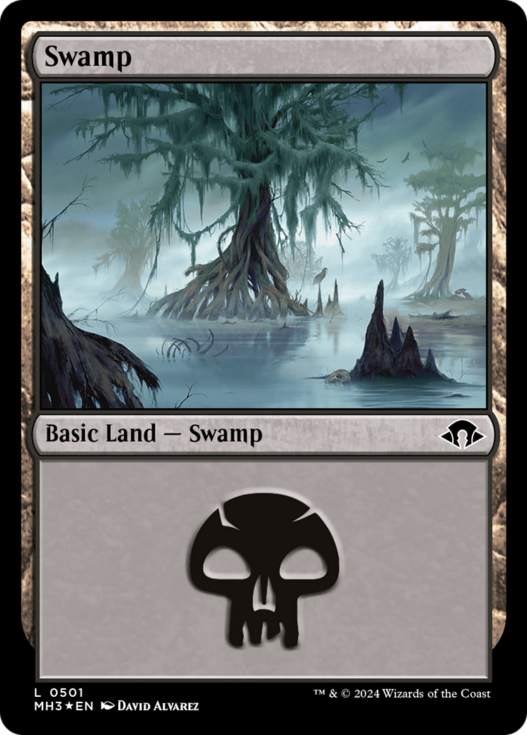 Swamp (0501) (Ripple Foil) [Modern Horizons 3] | Exor Games Truro