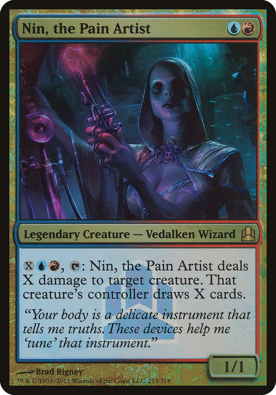 Nin, the Pain Artist (Launch) (Oversized) [Commander 2011 Oversized] | Exor Games Truro