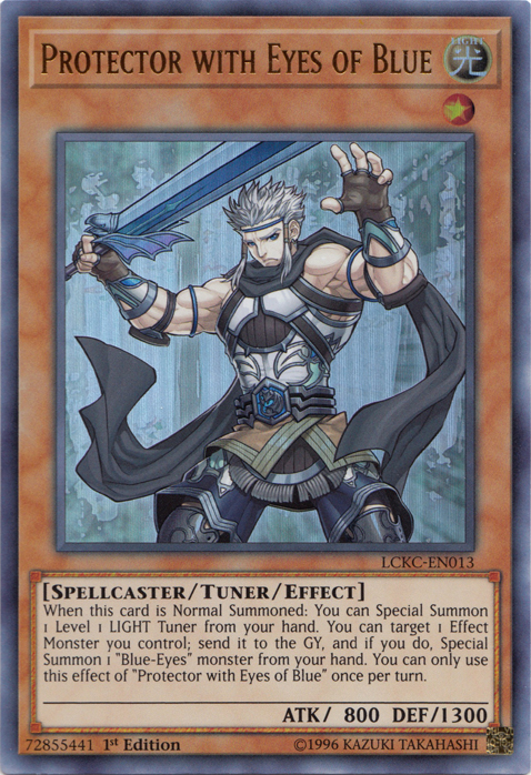 Protector with Eyes of Blue [LCKC-EN013] Ultra Rare | Exor Games Truro