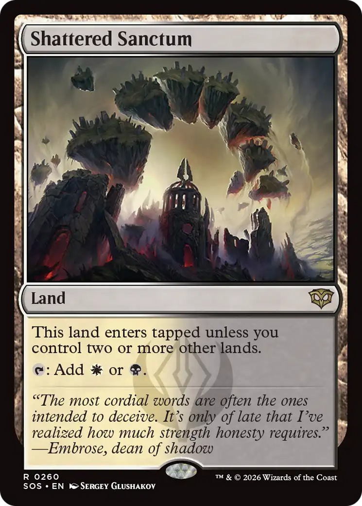 Shattered Sanctum [Secrets of Strixhaven] | Exor Games Truro