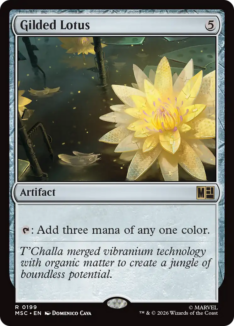 Gilded Lotus (Surge Foil) [Marvel Super Heroes Commander] | Exor Games Truro