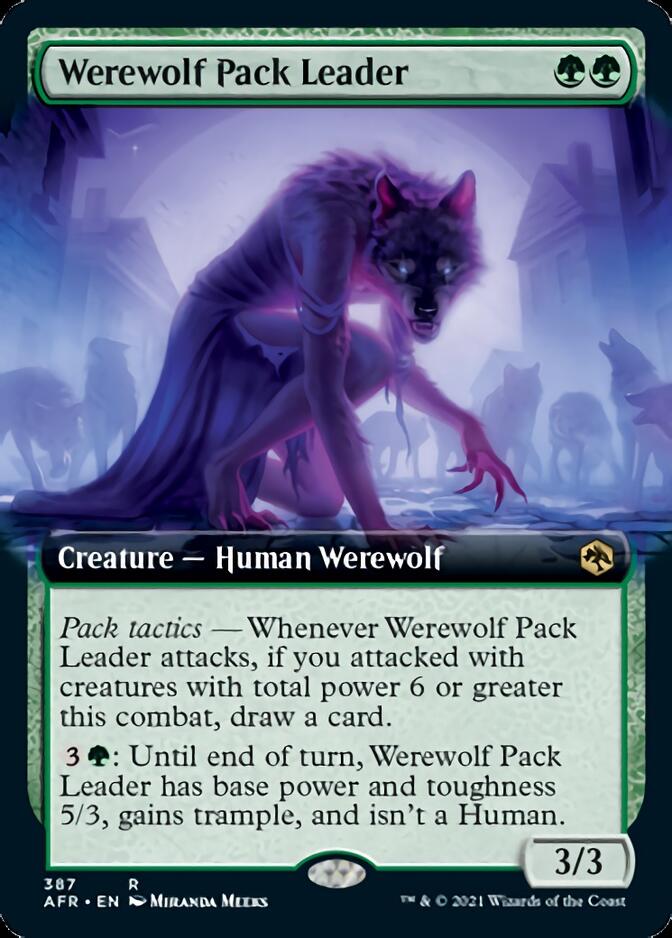 Werewolf Pack Leader (Extended Art) [Dungeons & Dragons: Adventures in the Forgotten Realms] | Exor Games Truro