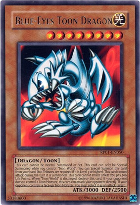 Blue-Eyes Toon Dragon [RP01-EN050] Rare | Exor Games Truro