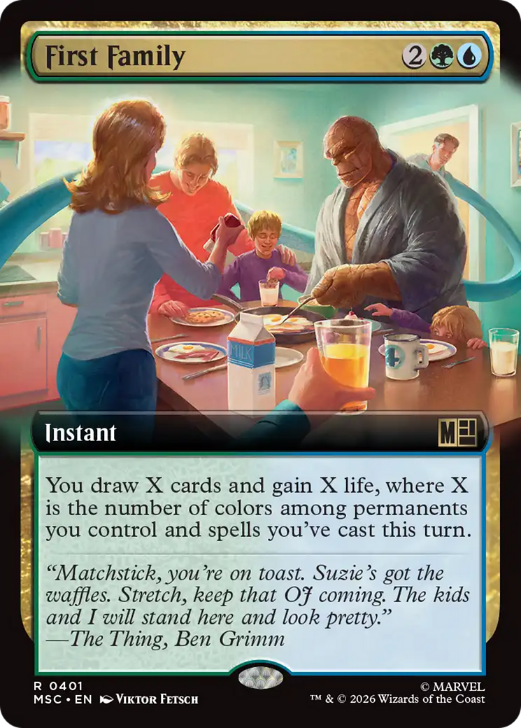 First Family (Extended Art) [Marvel Super Heroes Commander] | Exor Games Truro