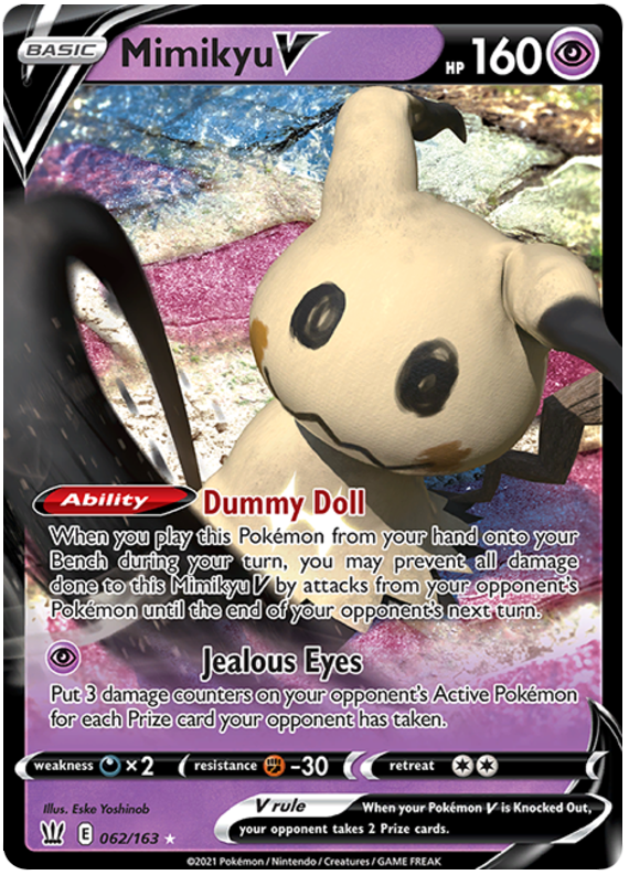 Mimikyu V (062/163) [Sword & Shield: Battle Styles] | Exor Games Truro