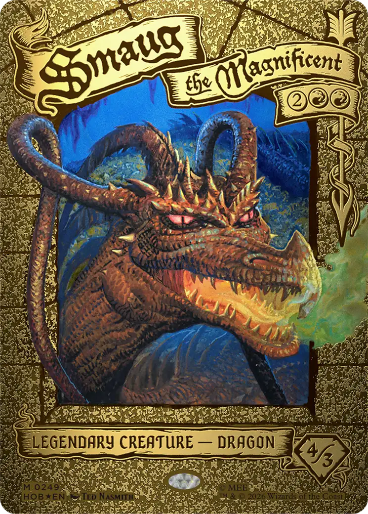 Smaug the Magnificent (Borderless) [The Hobbit] | Exor Games Truro
